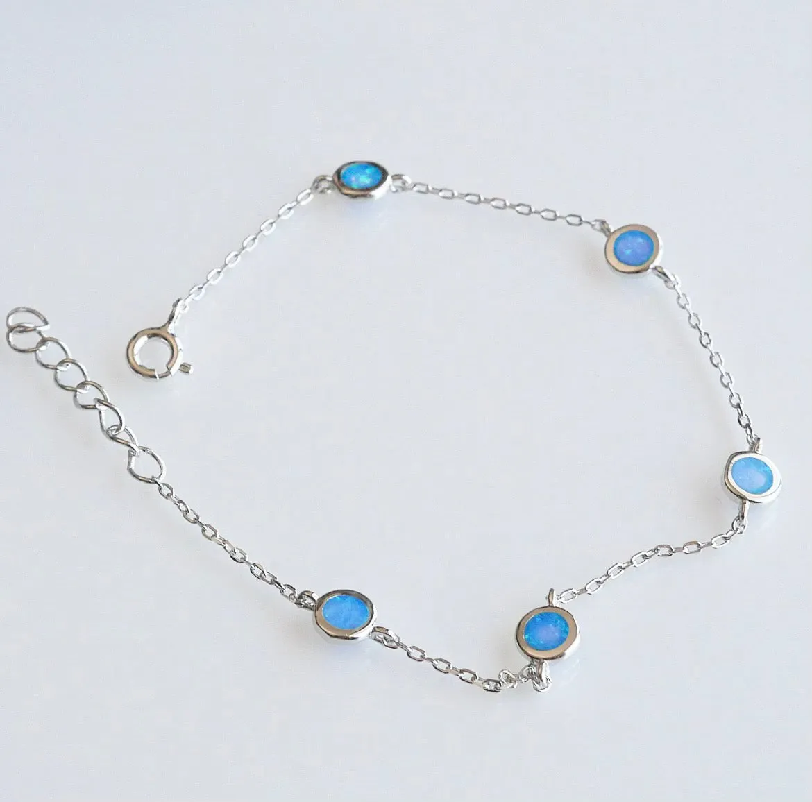 Opal Bubbles Bracelet .925 sterling silver