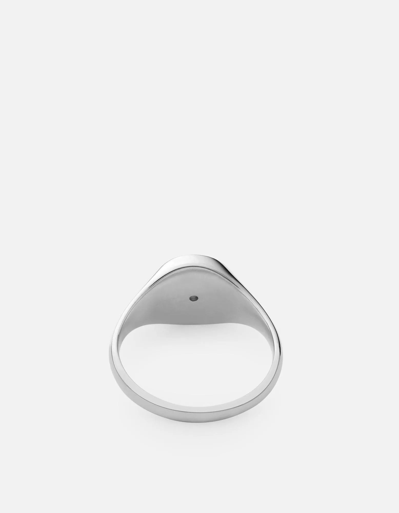 Opus Sapphire Ring, Sterling Silver/Black