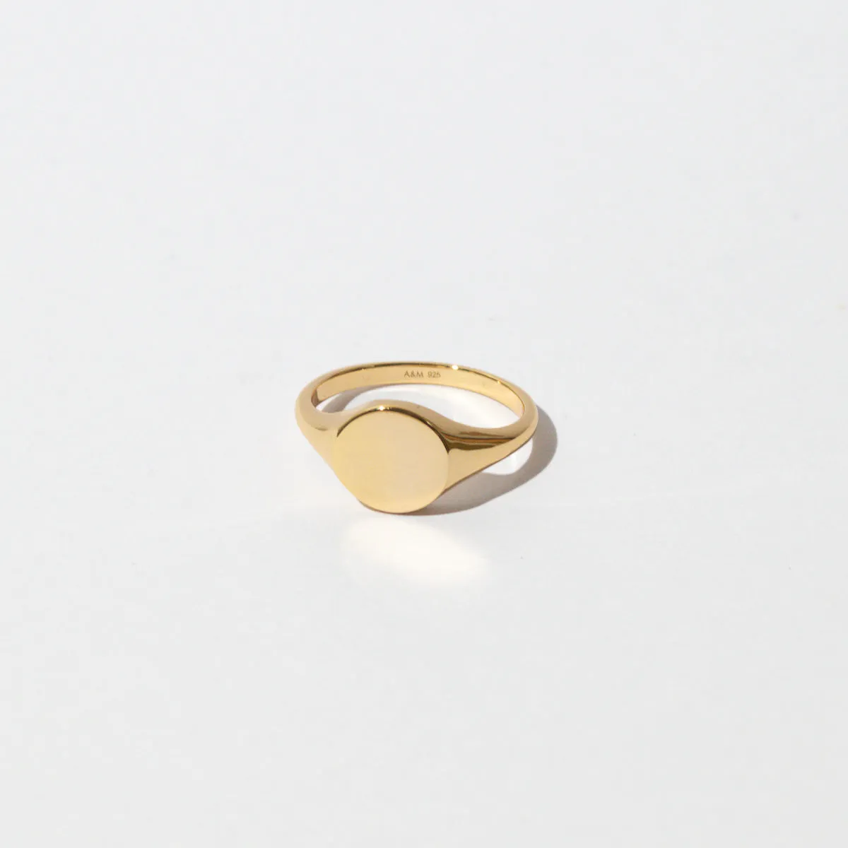 Orbit Signet Ring in Gold