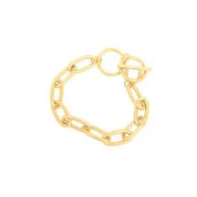 Oval Link Chain Toggle Bracelet