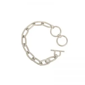 Oval Link Chain Toggle Bracelet