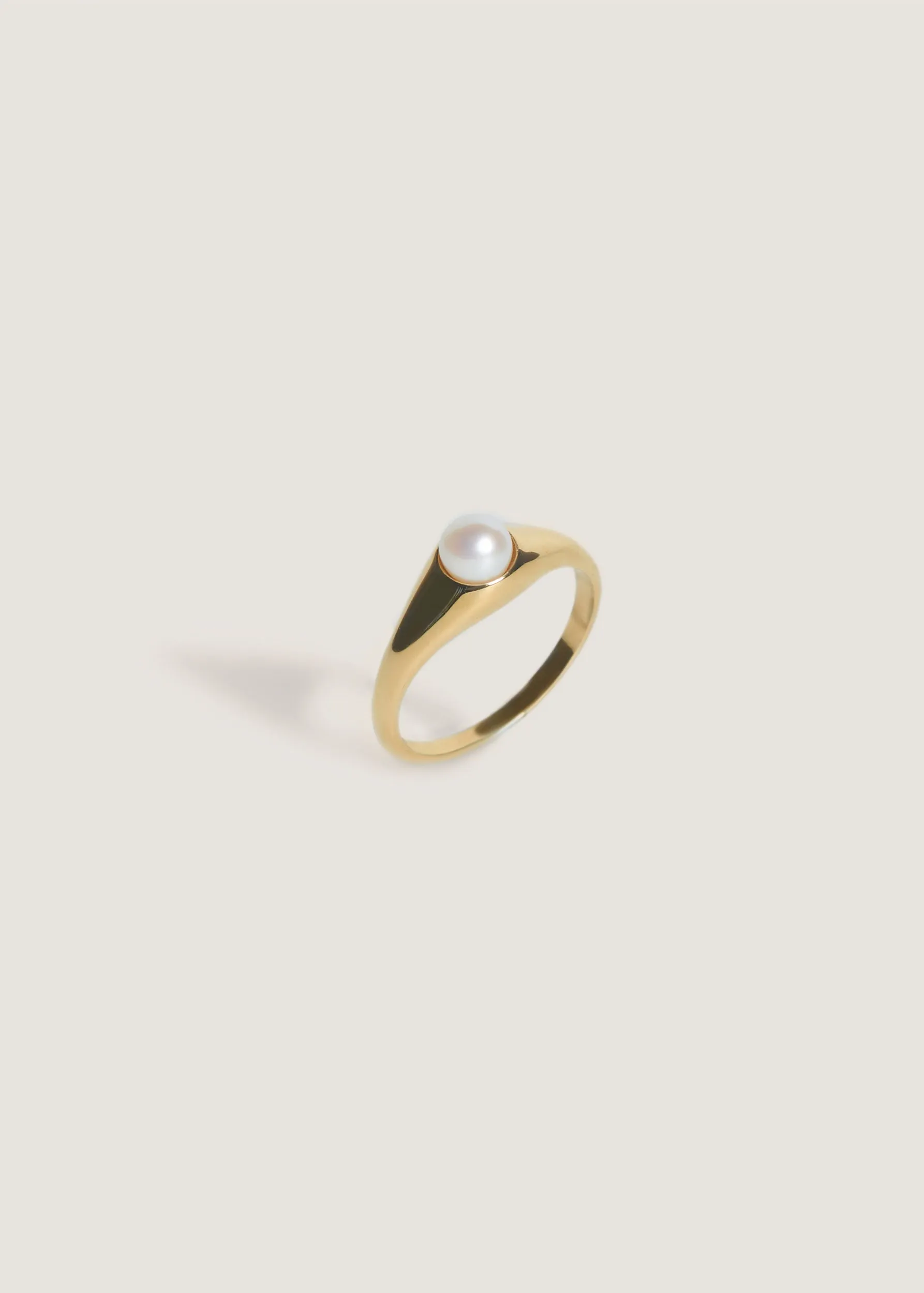 Pearl Signet Ring