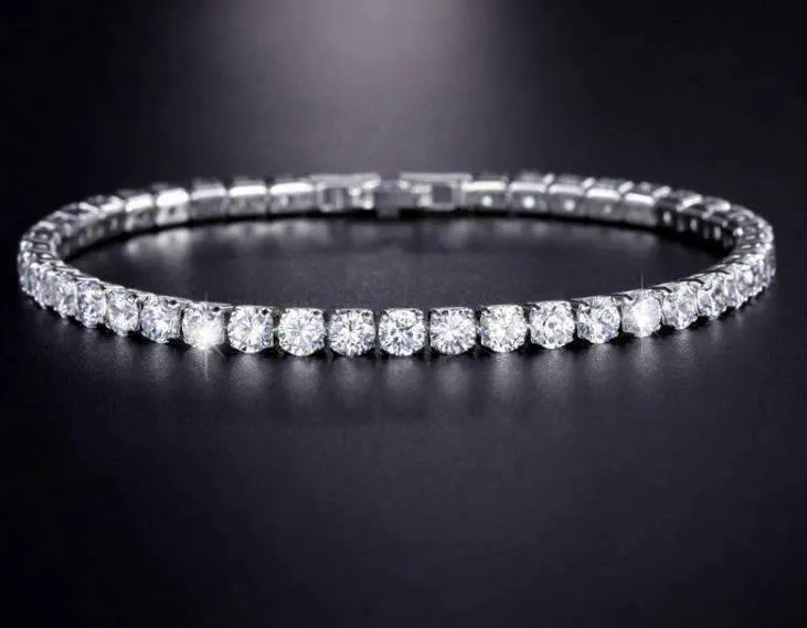 Petite Luxe 4mm Swiss CZ Tennis Bracelet