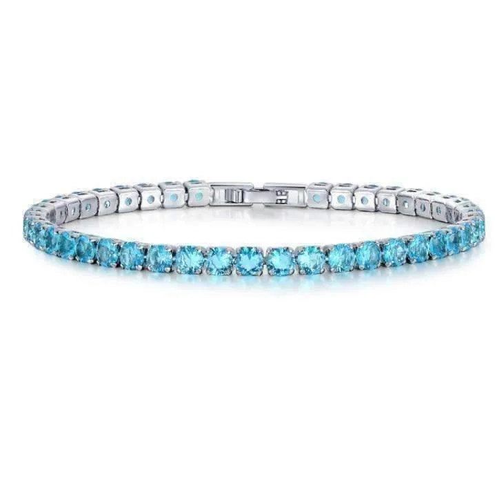 Petite Luxe 4mm Swiss CZ Tennis Bracelet