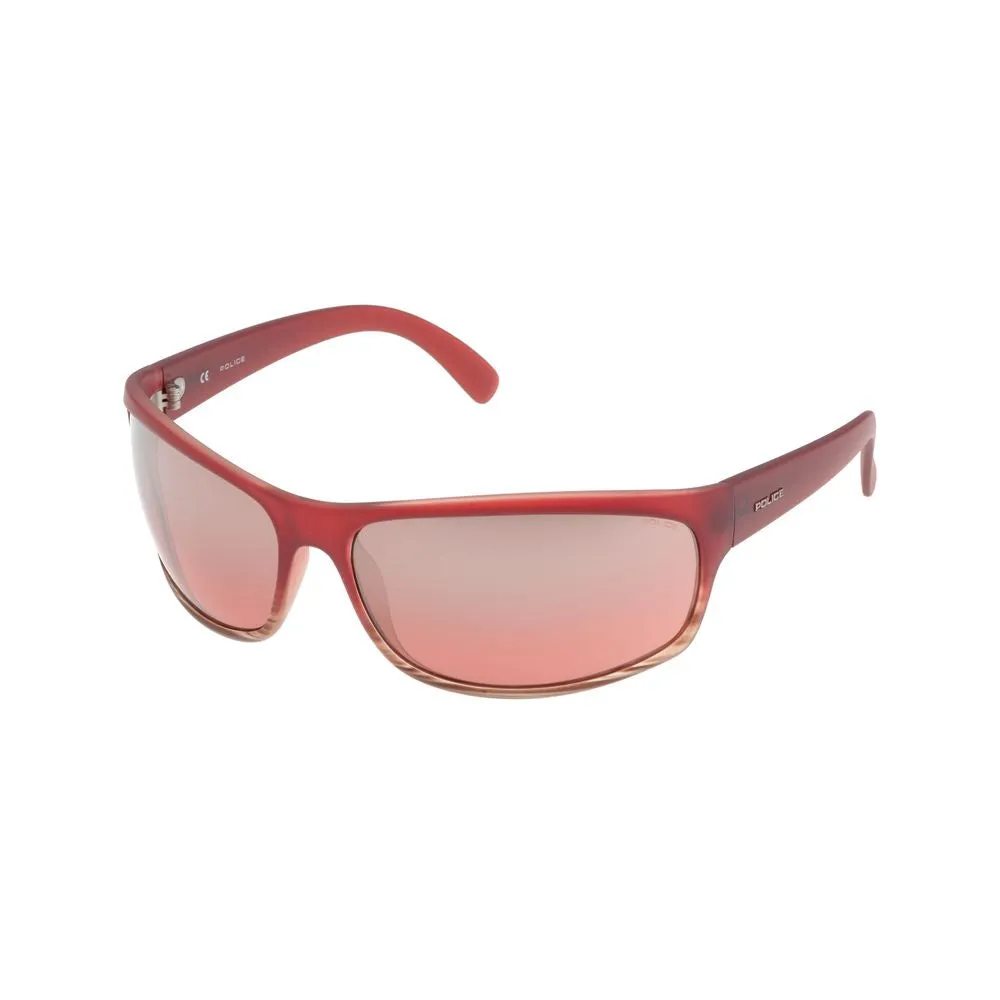 Police Red Injected Sunglasses