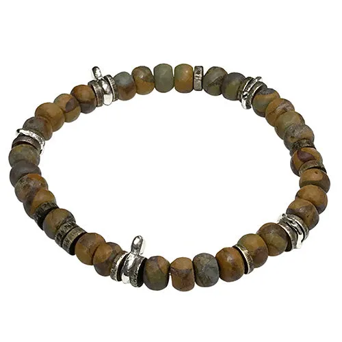 Power Stone Stretch Gemstone Bracelet | Jan Leslie