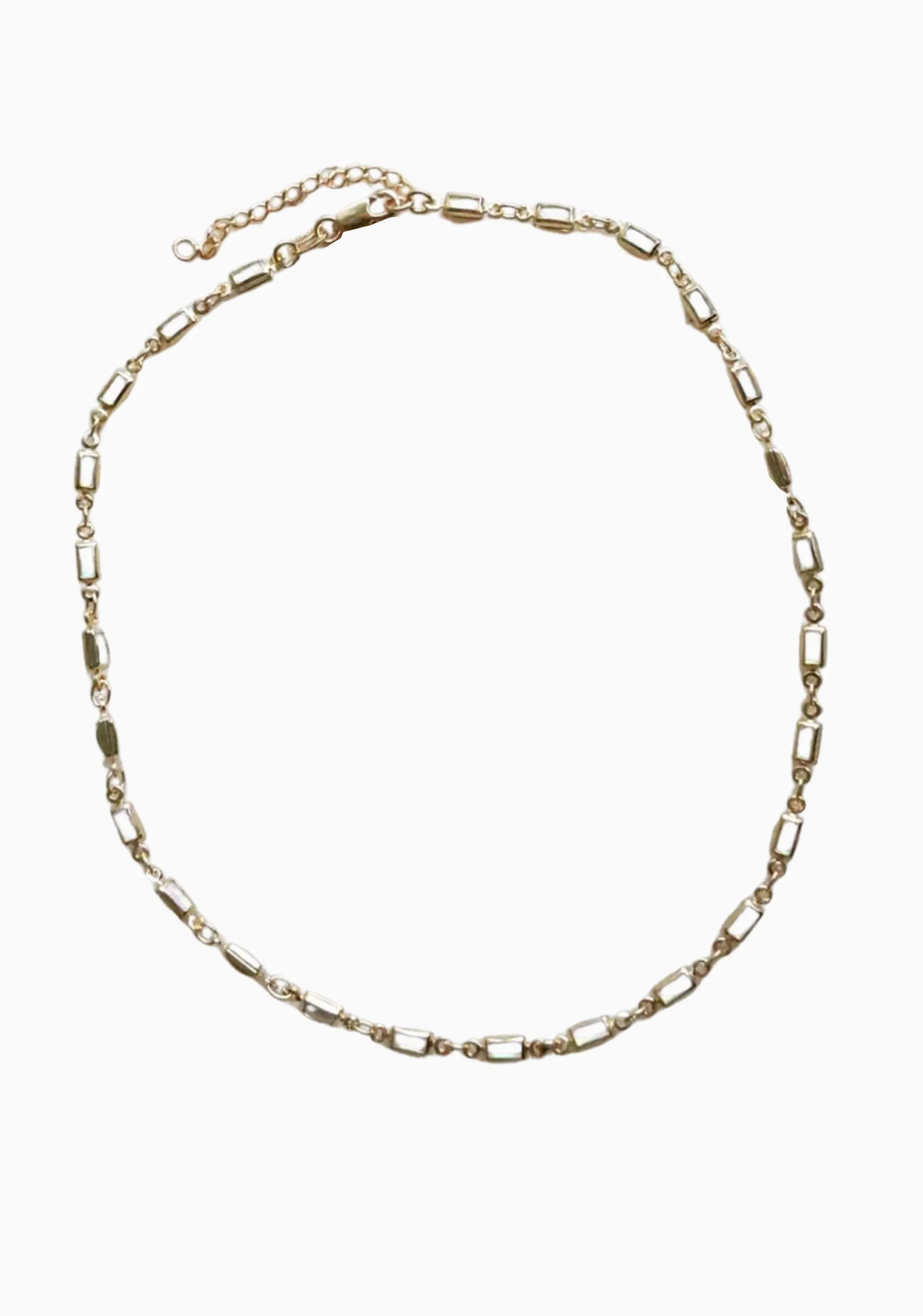 Printemps Opal Necklace_Gold