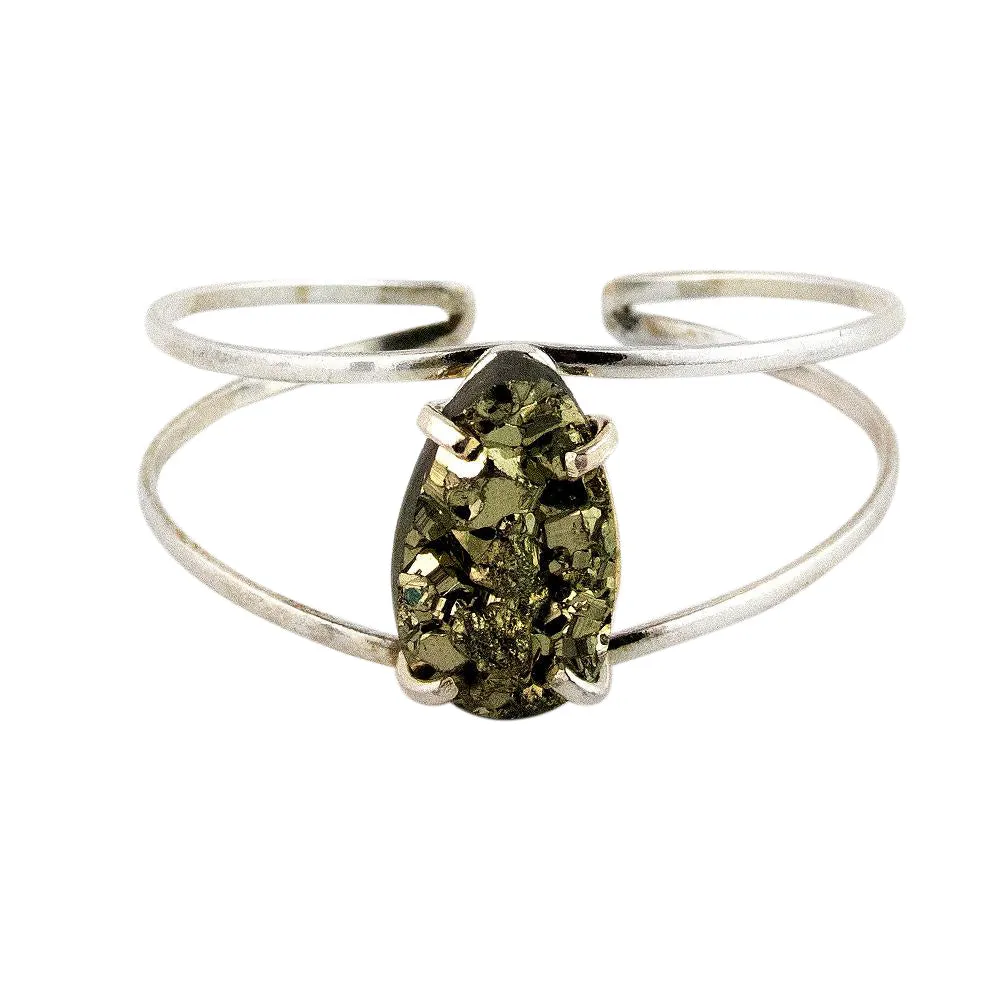 Pyrite Cuff Bracelet