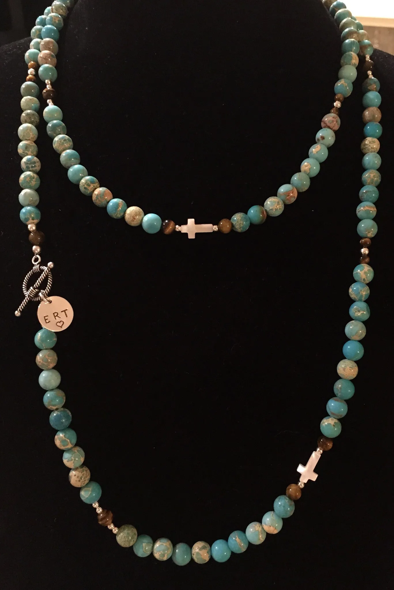 "Suzanne" African Turquoise Necklace or Bracelet