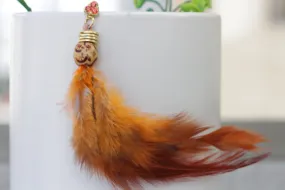 REAL Feather Earring,