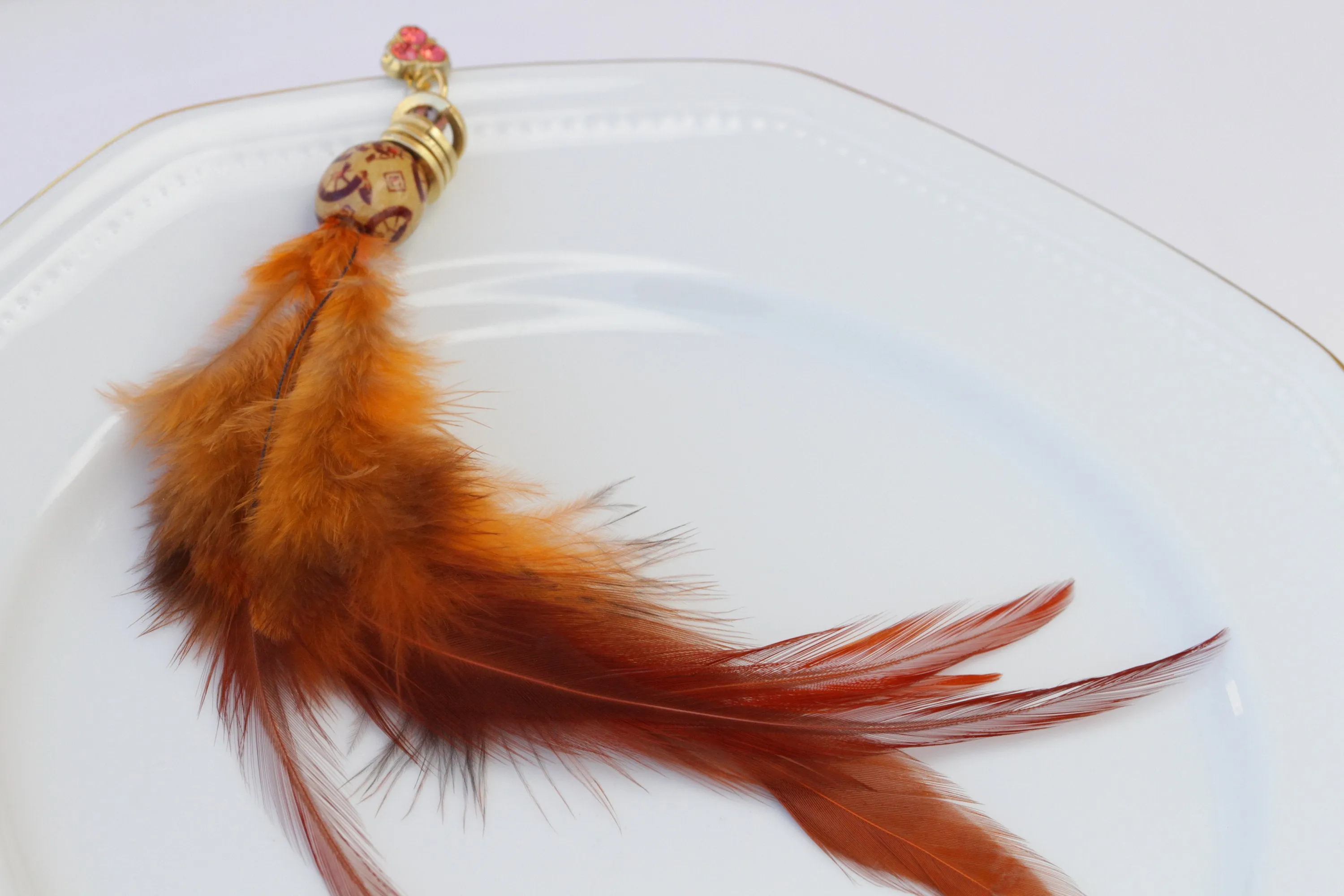 REAL Feather Earring,