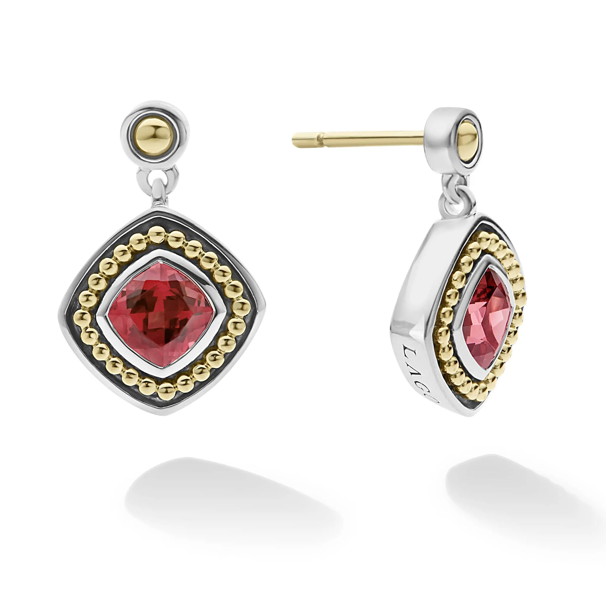 Rittenhouse Rhodolite Garnet Drop Earrings