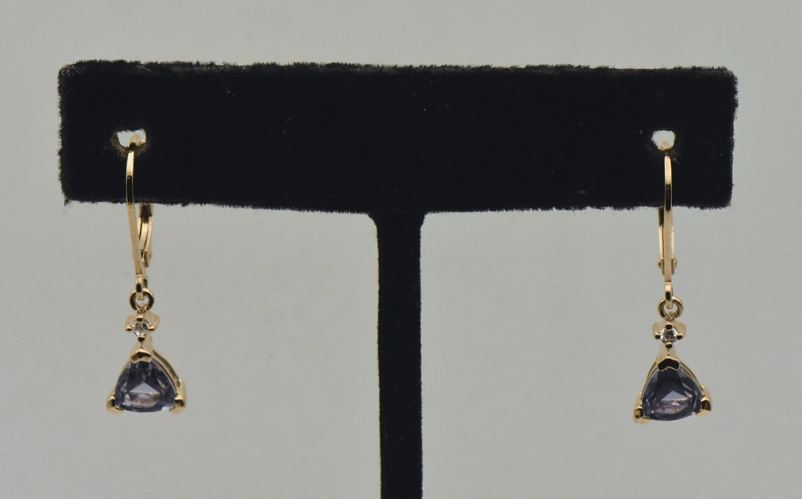 Ross-SImons - Synthetic Color Change Sapphire Vermeil Earrings