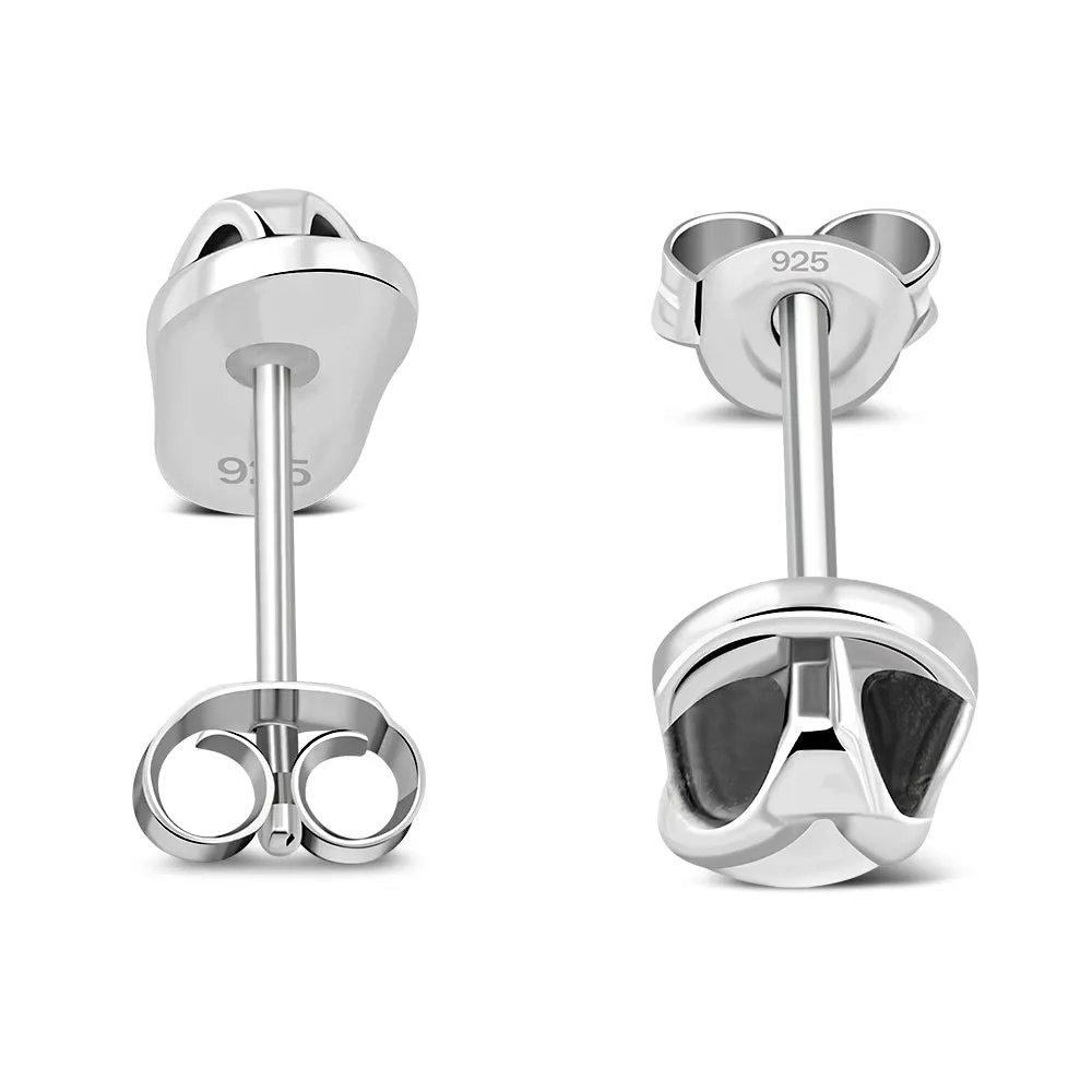 Sandals Plain Sterling Silver Earrings