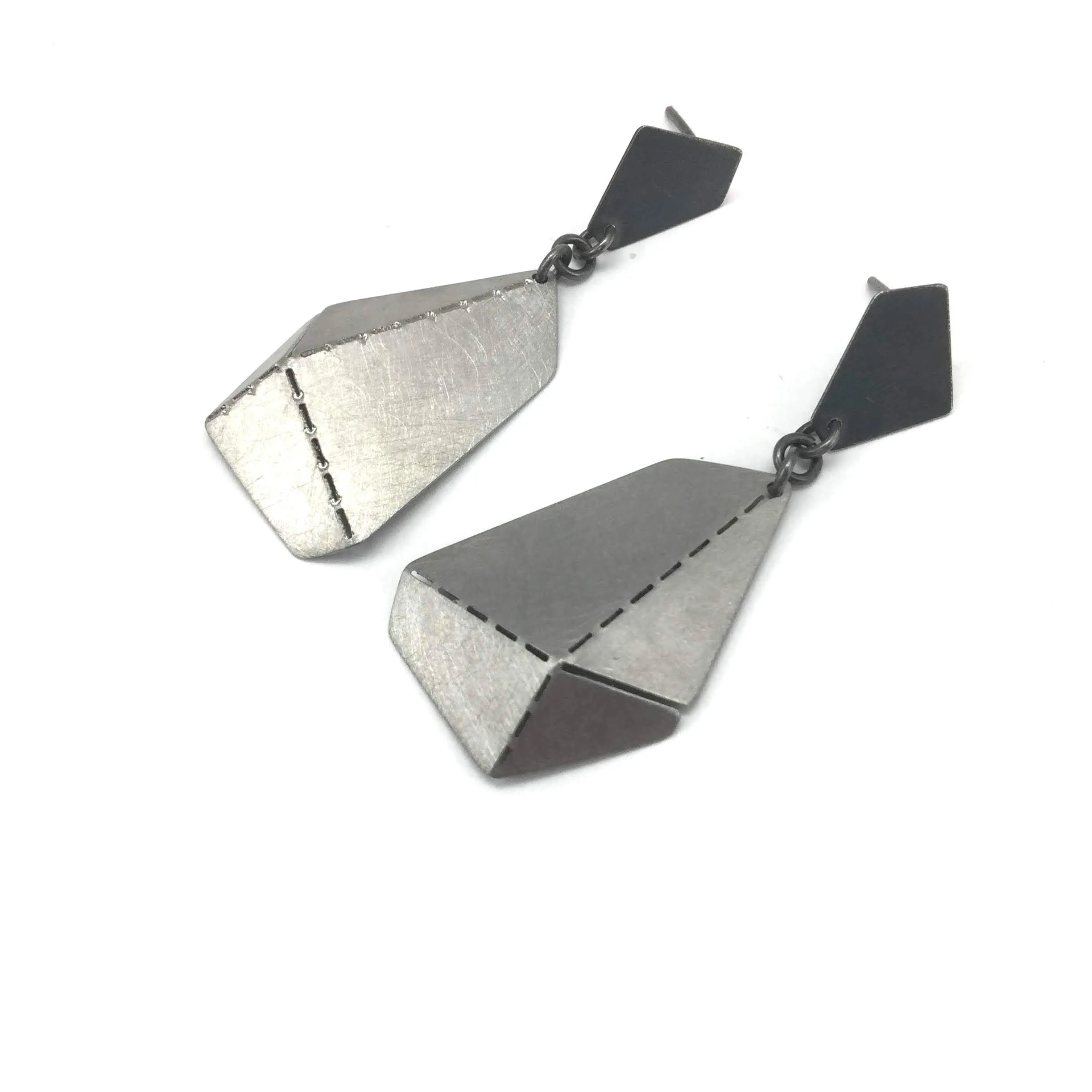 Short Origami Earrings