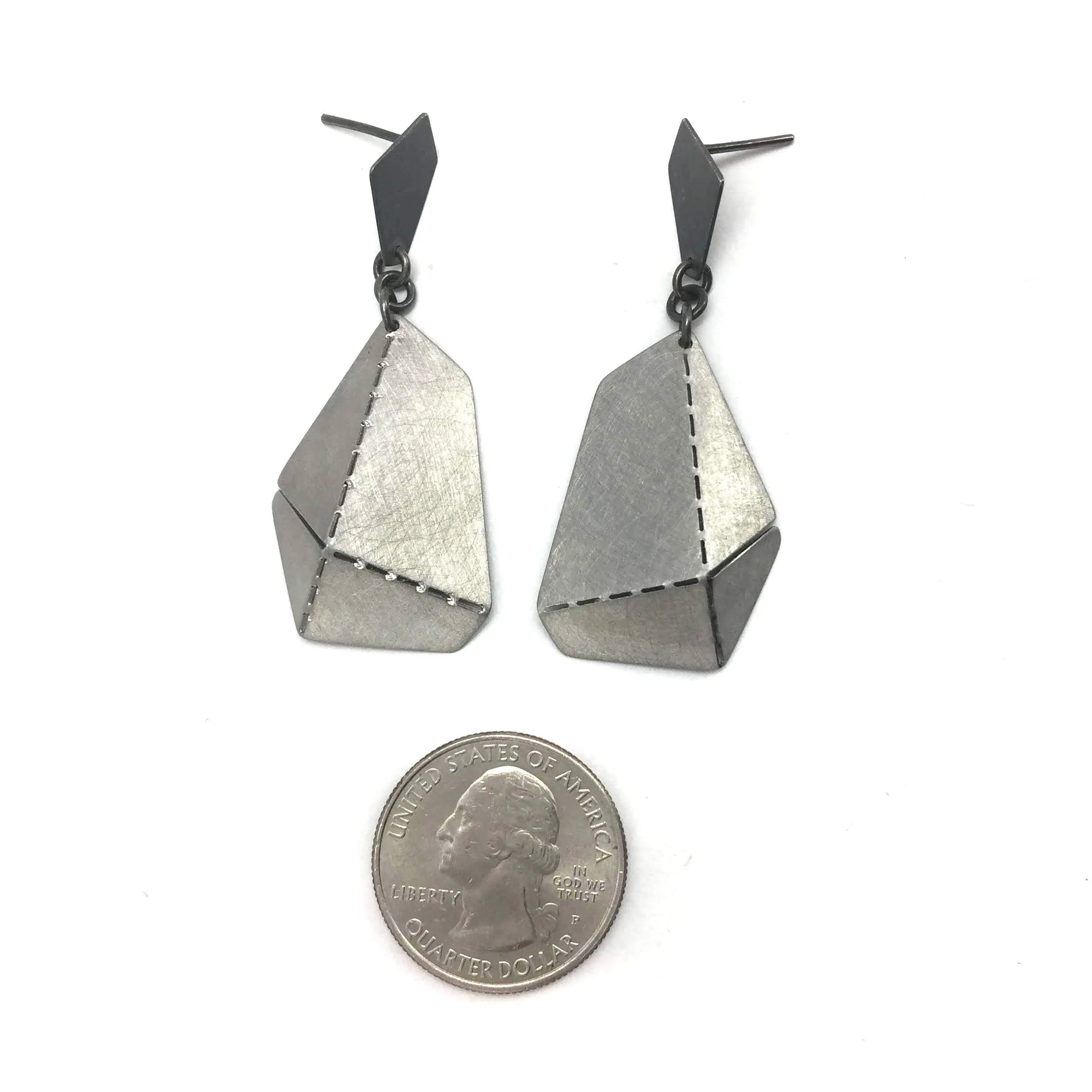 Short Origami Earrings