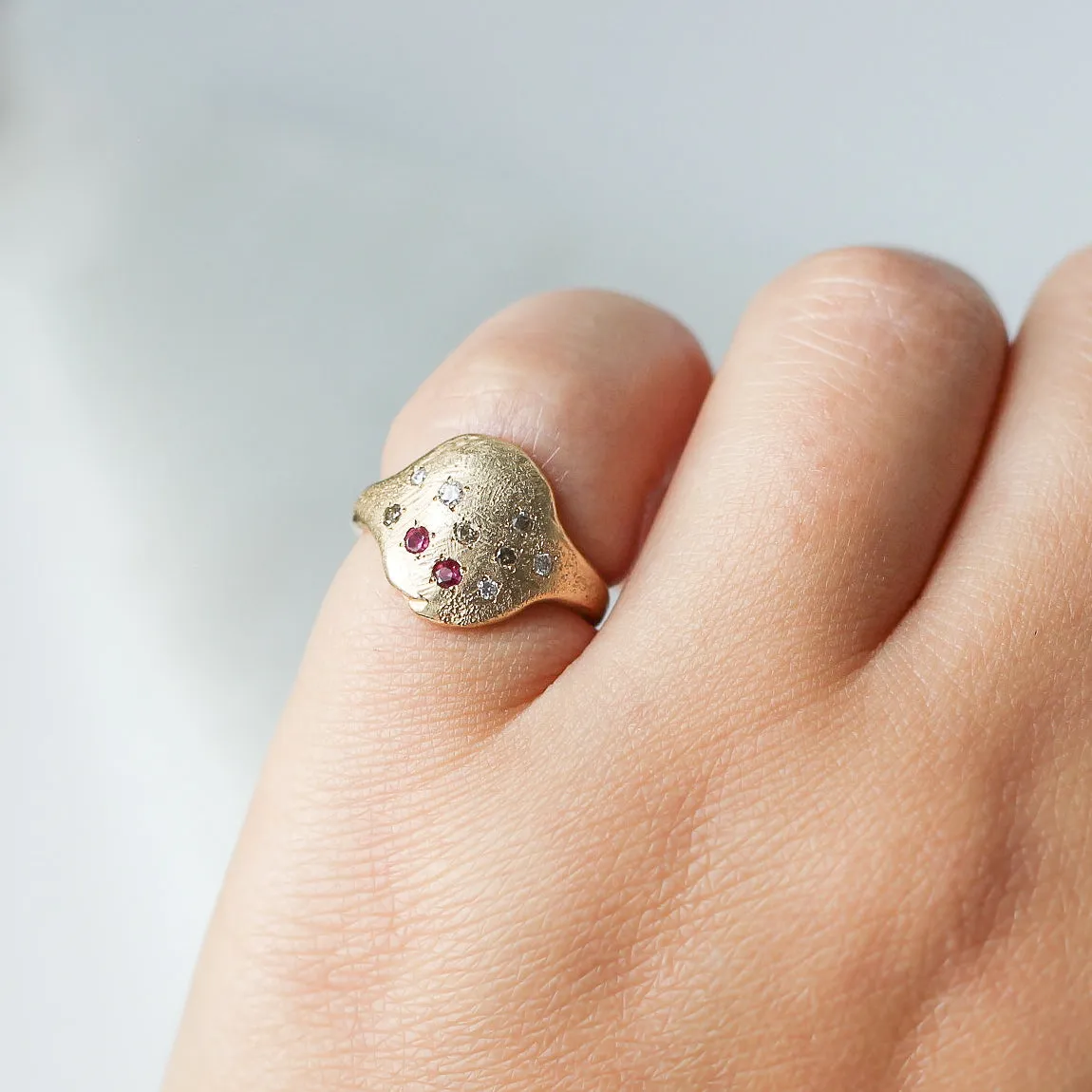 Signet Gem Ring - made to order