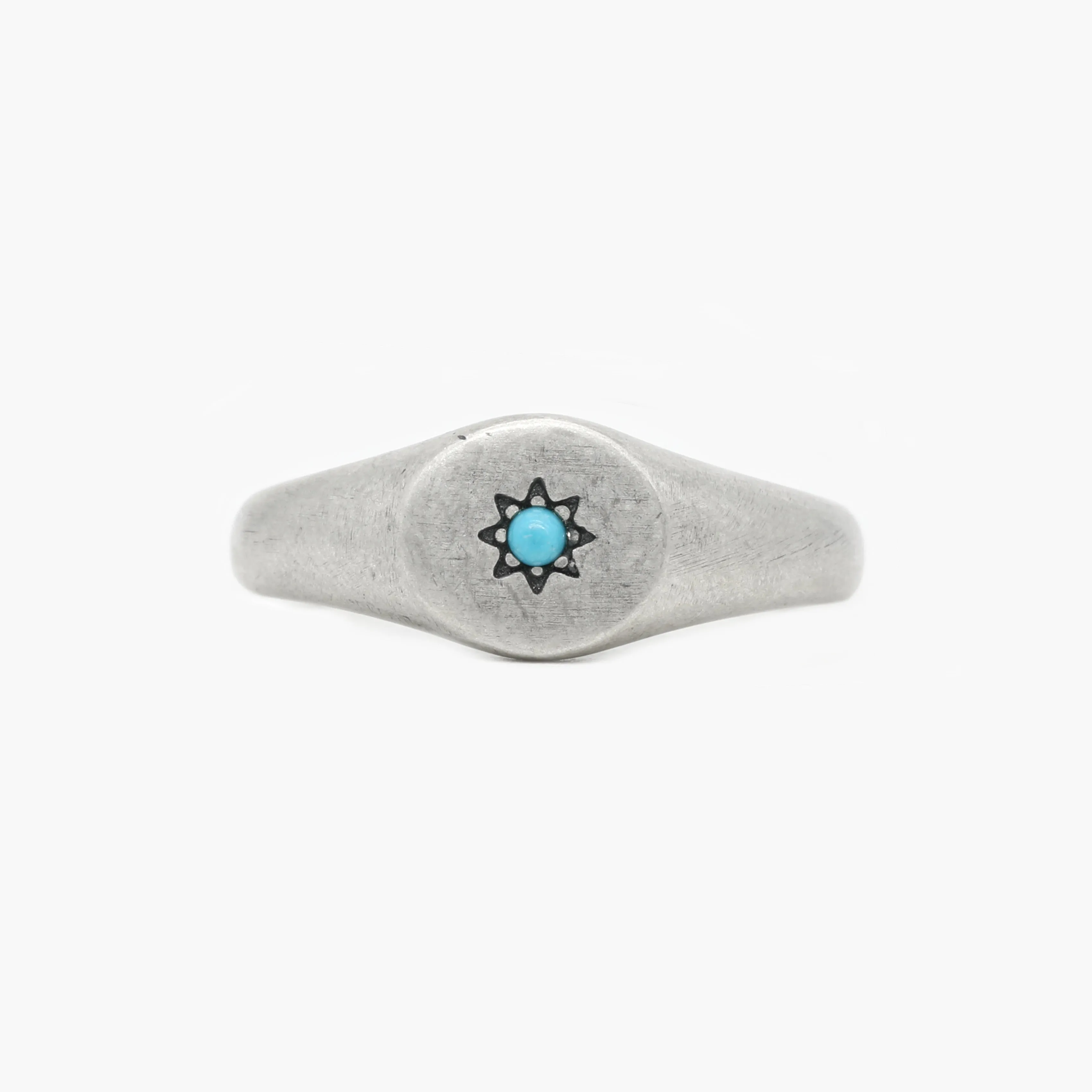 Signet Ring With Turquoise Stone