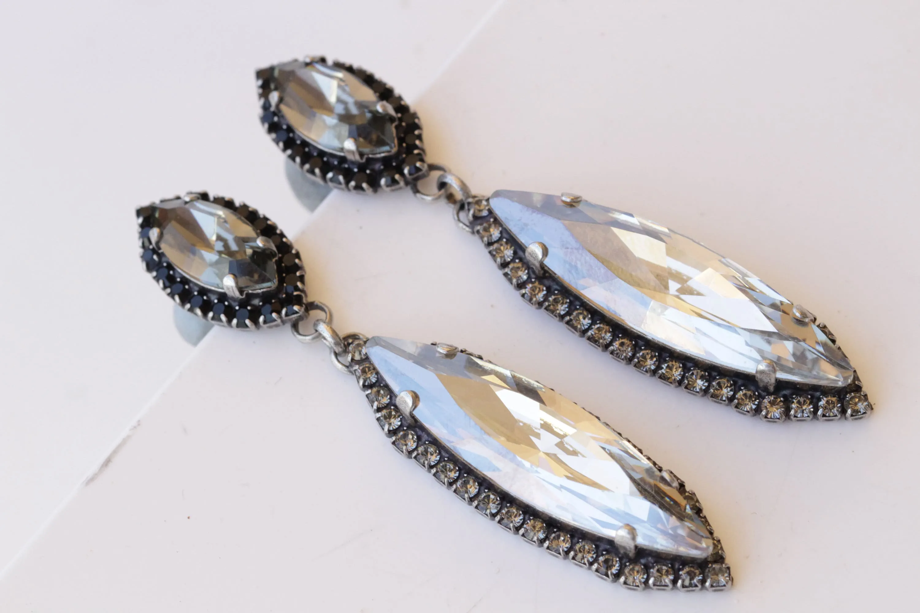 SILVER NIGHT EARRINGS,