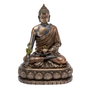 Small Bronze Medicine Buddha Statue