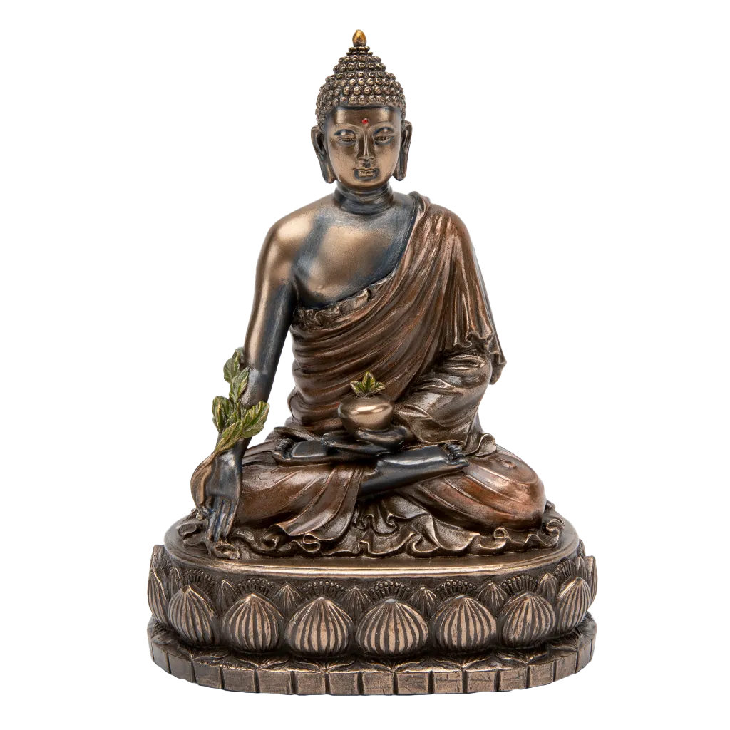 Small Bronze Medicine Buddha Statue