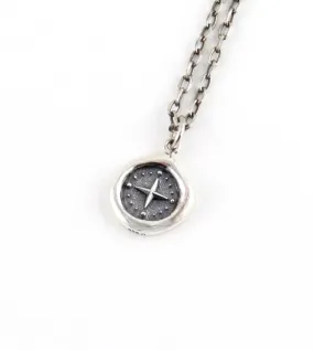 Small Compass Wax Seal Necklace