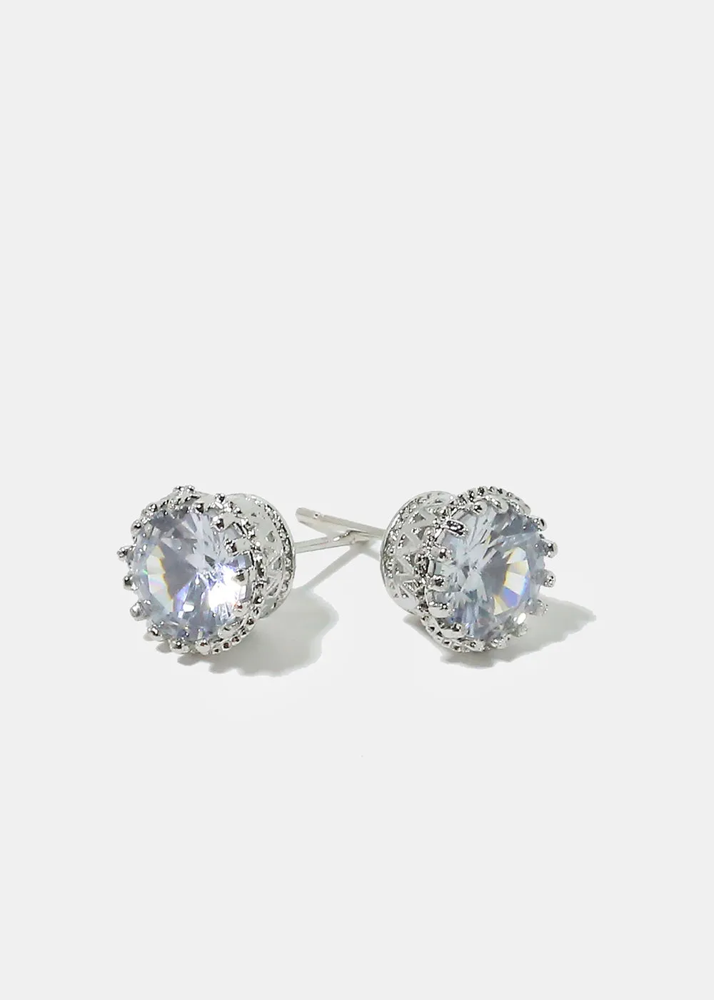 Sparkly Gemstone Stud Earrings