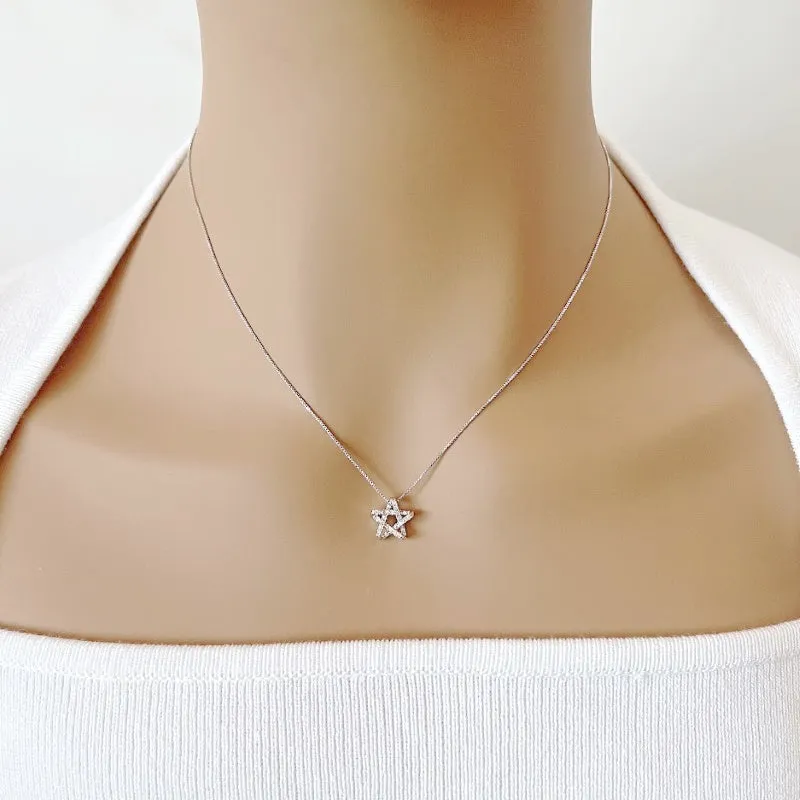 Star Cubic Zirconia Necklace