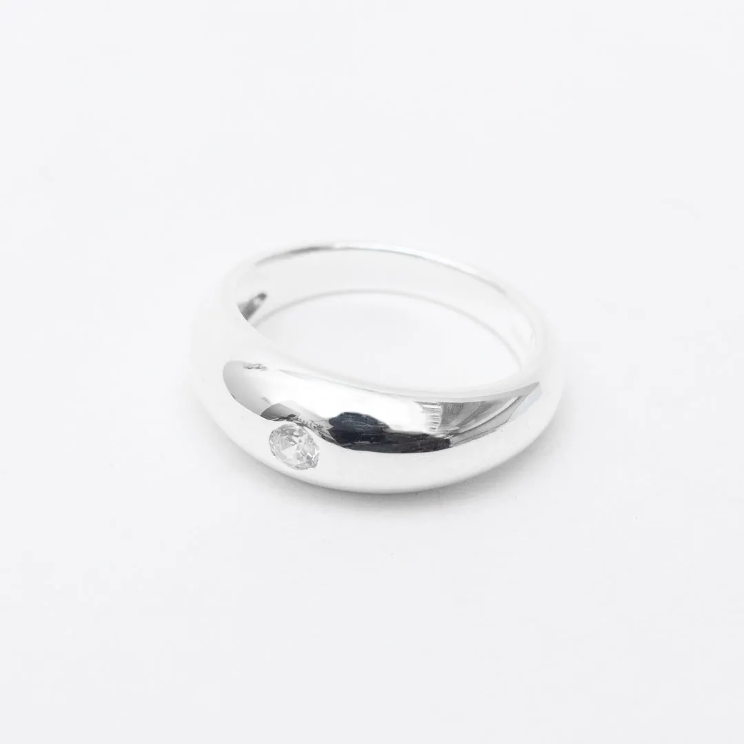 Sterling Silver Dome Ring