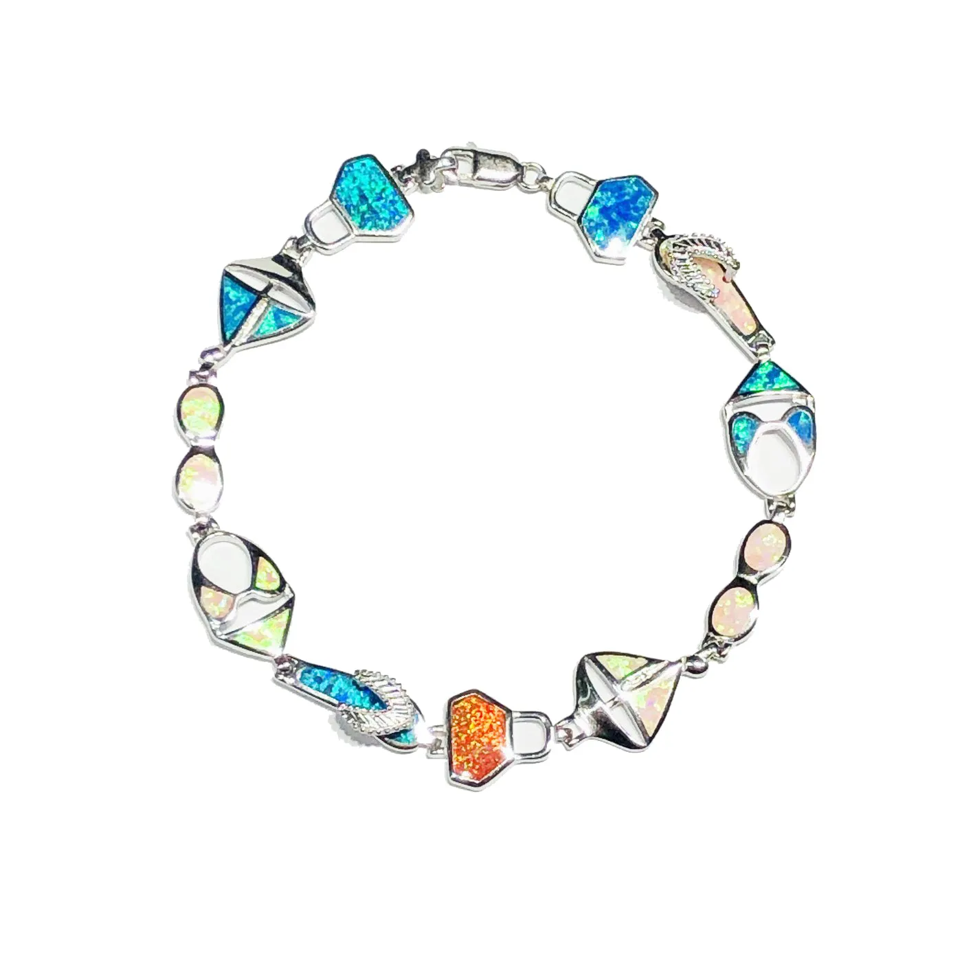 Summer Opal Bracelet (Silver)