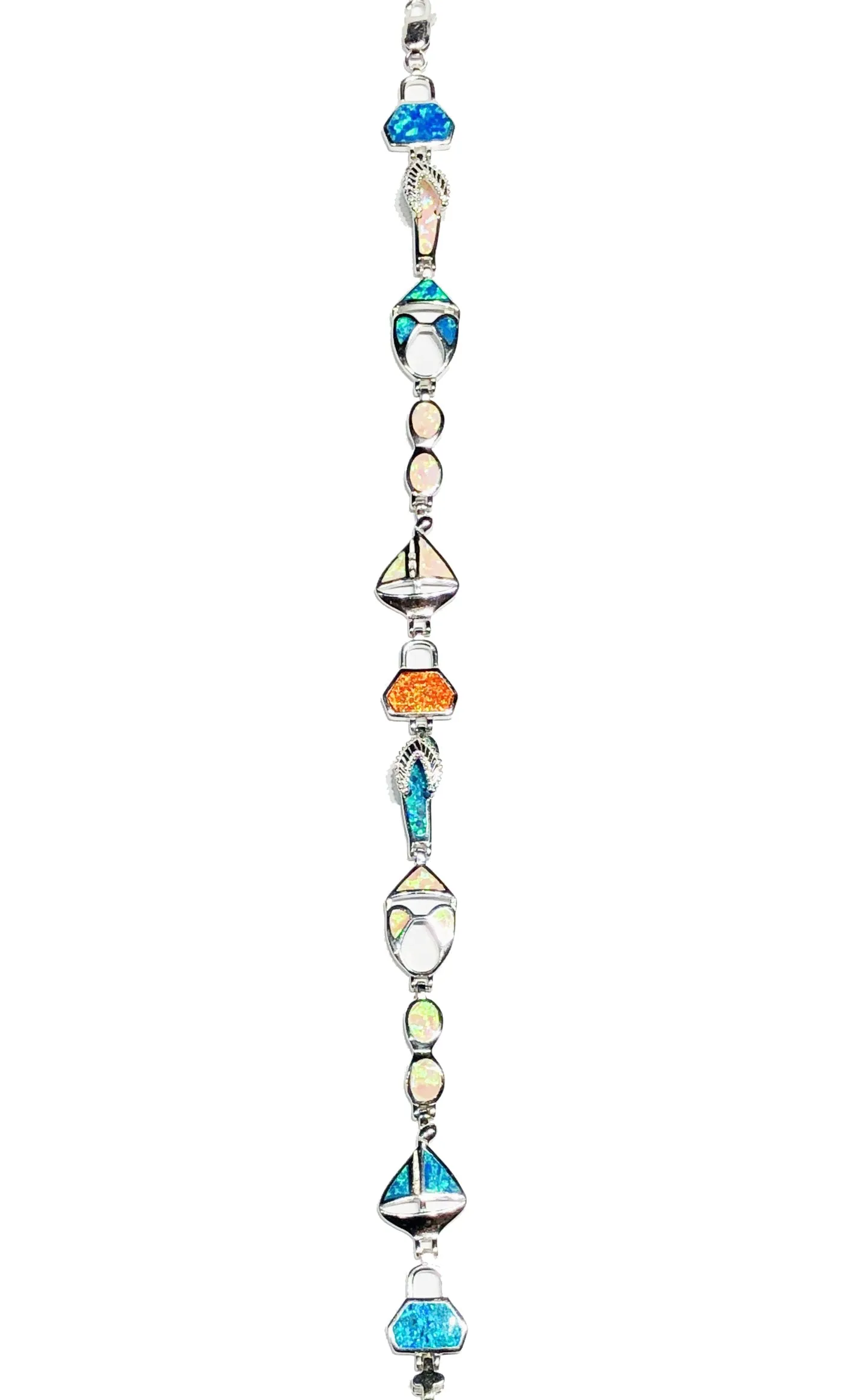 Summer Opal Bracelet (Silver)