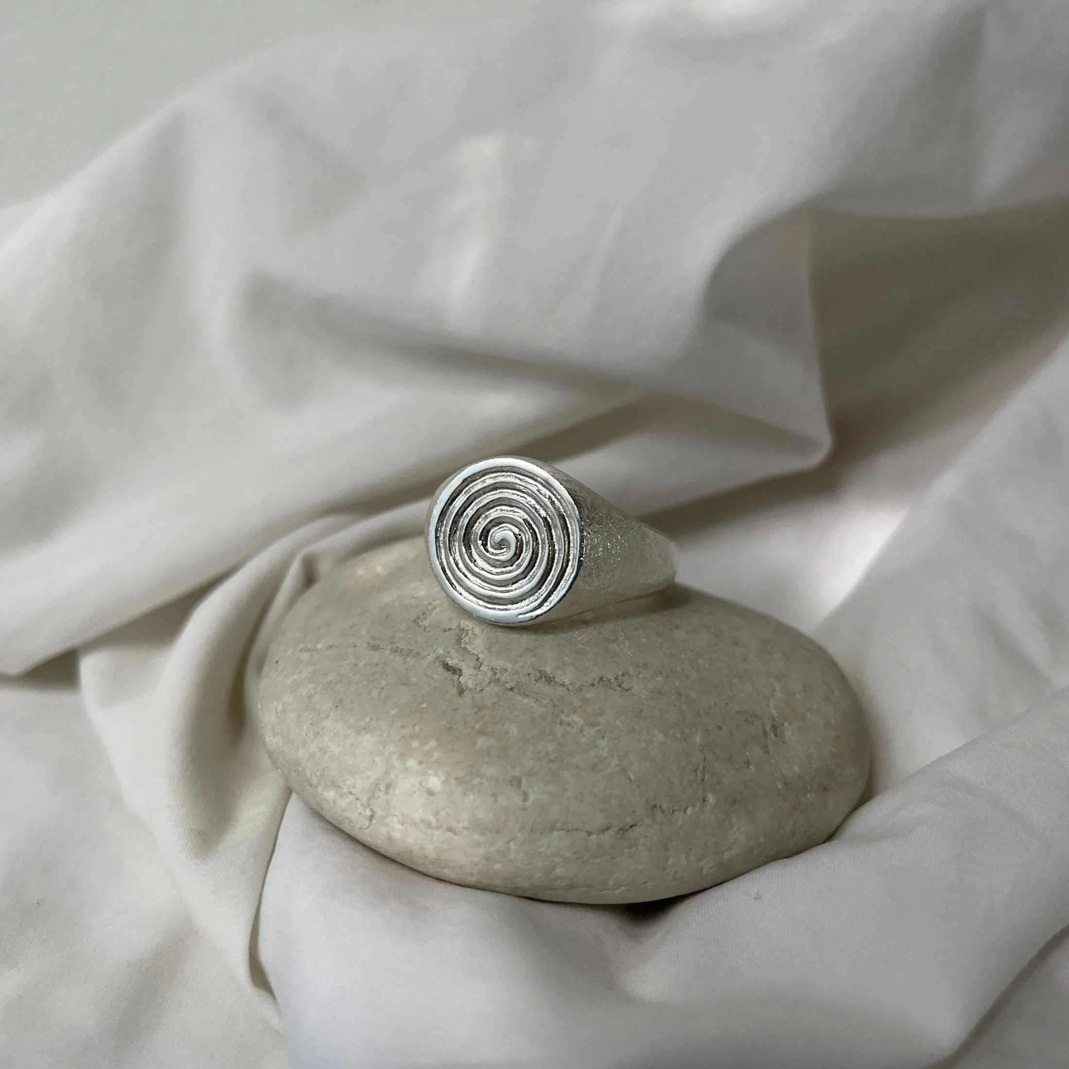 Swirl Ring Silver