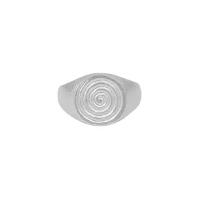 Swirl Ring Silver