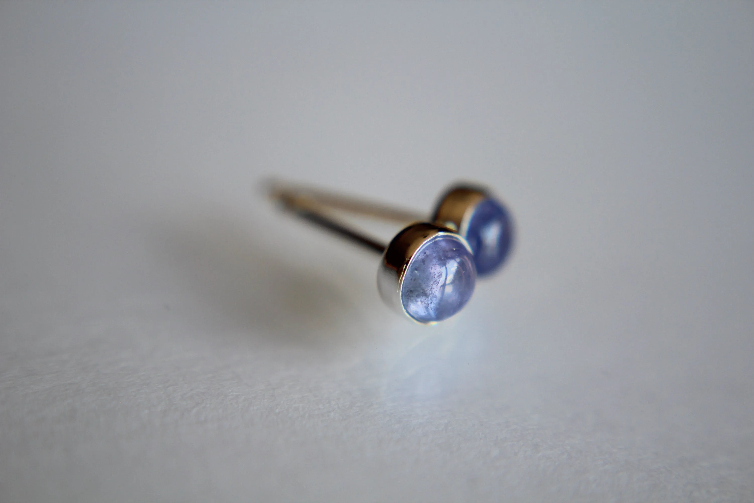 Tanzanite Earrings, Gemstone Earrings, Sterling Earrings, Post Earrings, Tanzanite Post Earrings, Small Earrings, Minimalist Earrings, Gift