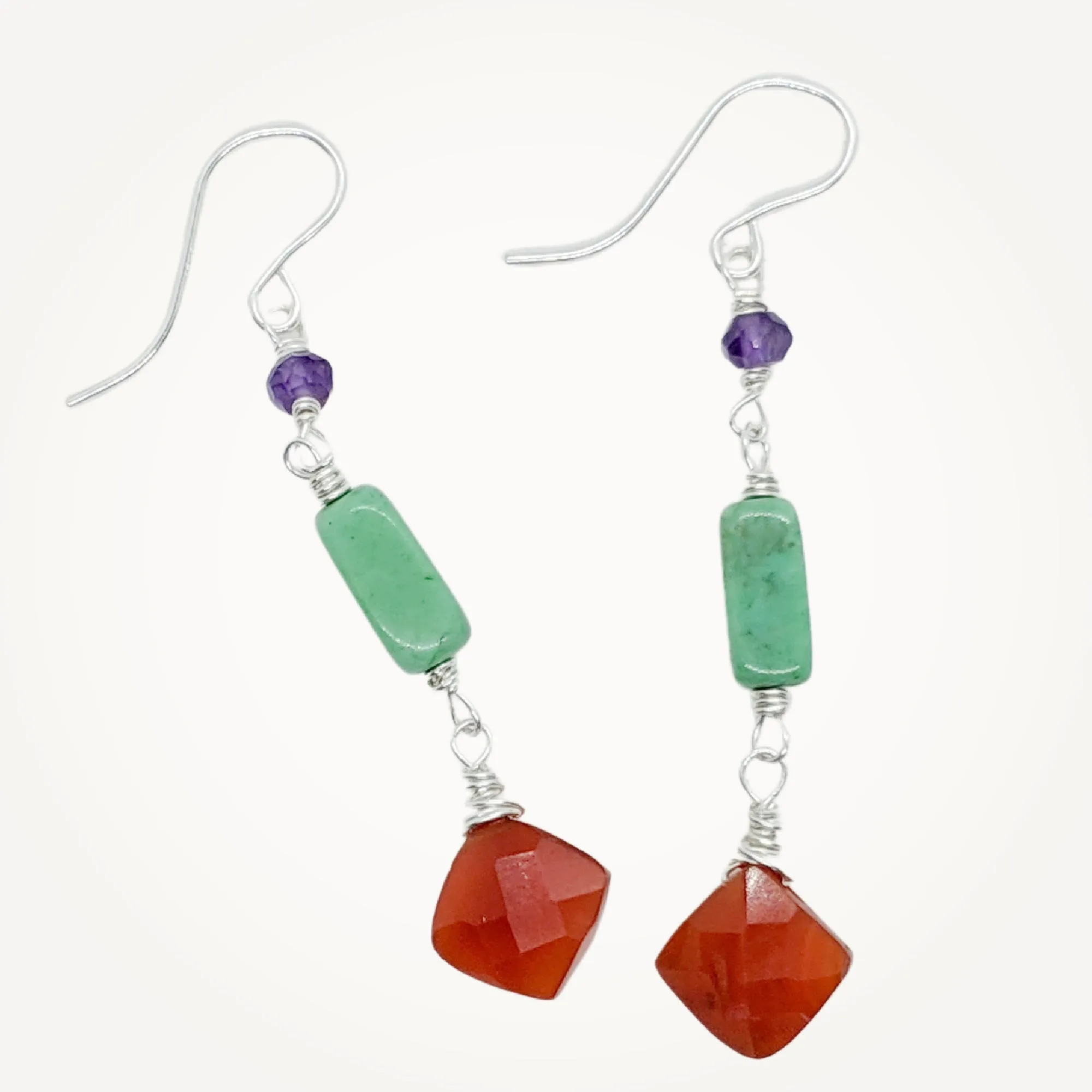 Tertiary Gemstone Earrings