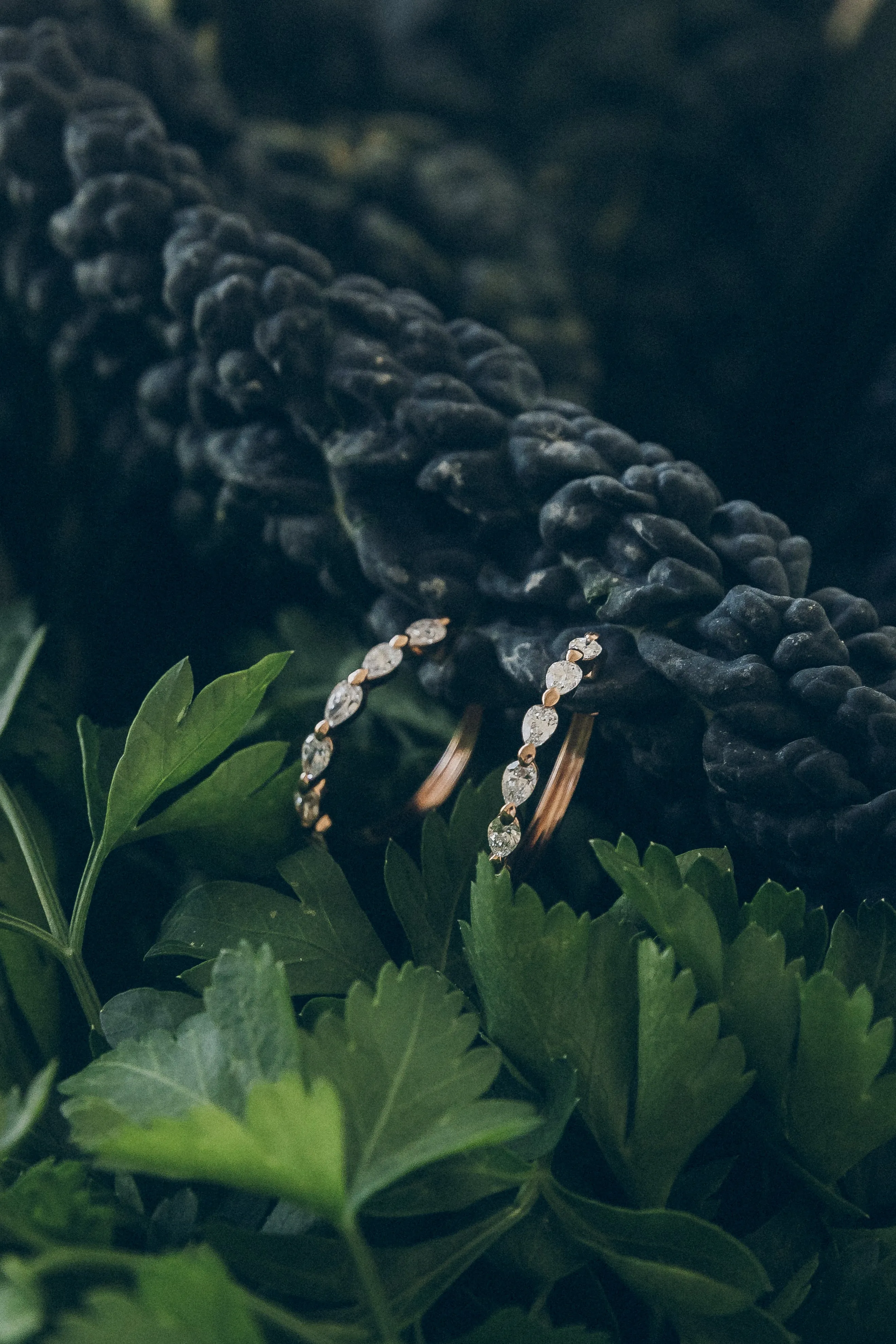 The Oval Cut Multiple Diamond Hoops