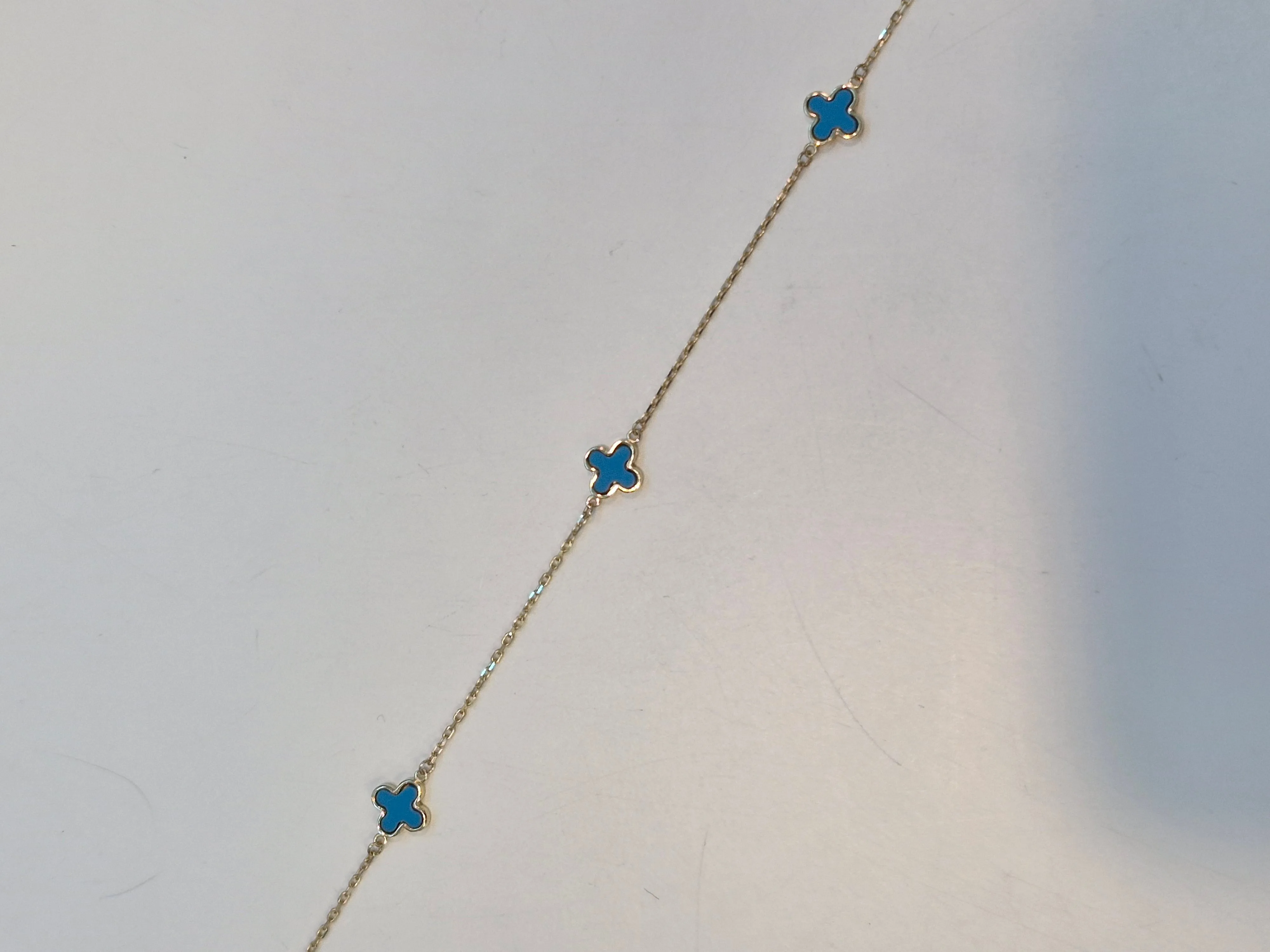 Turquoise Clover Bracelet