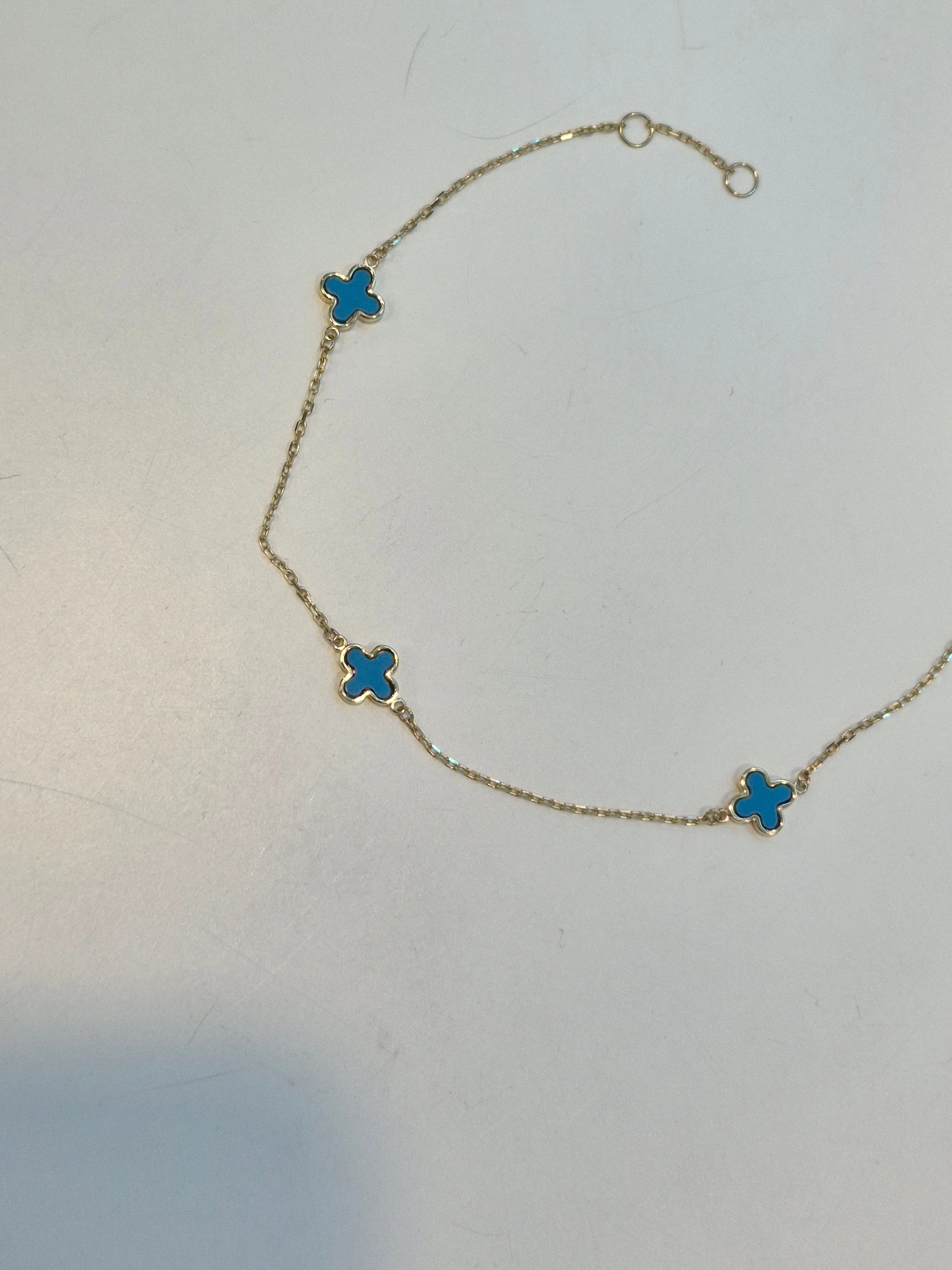 Turquoise Clover Bracelet