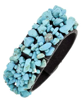 Turquoise Stone Band Bracelet