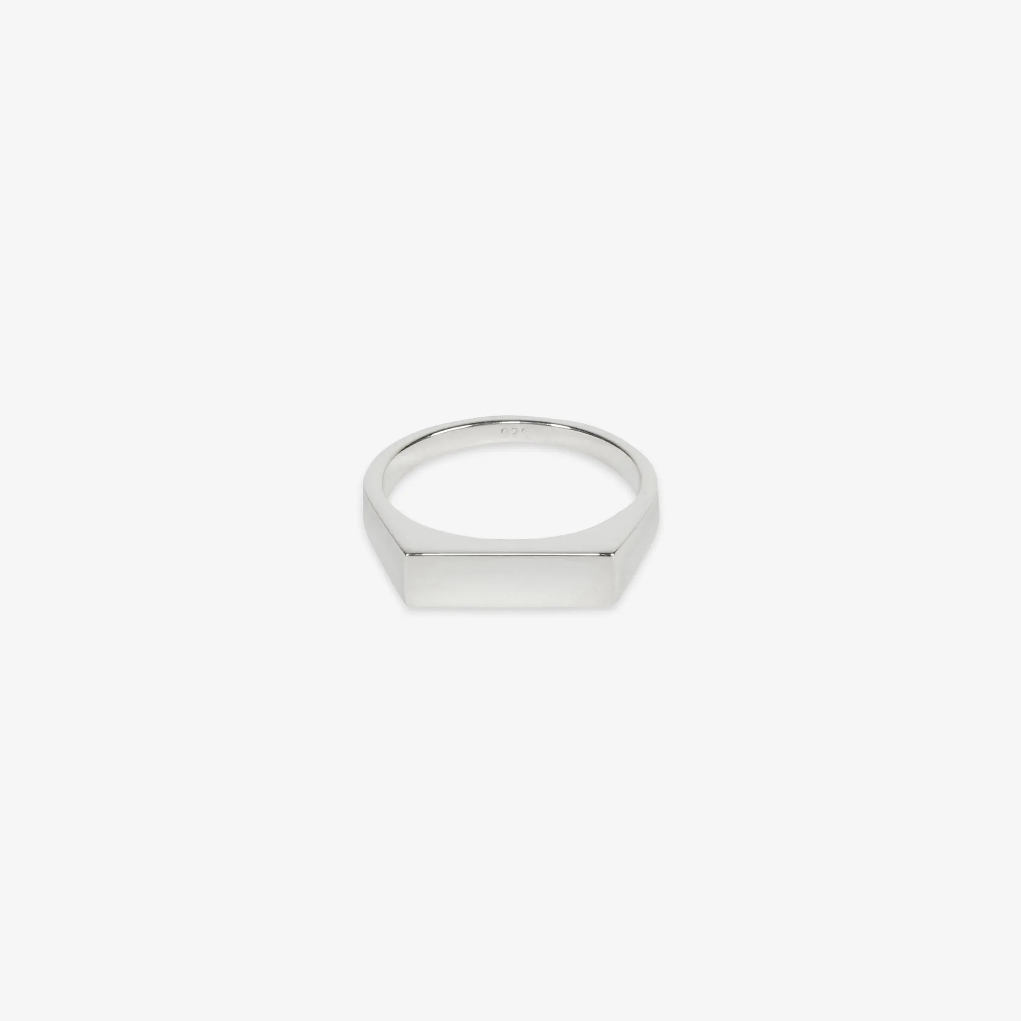 Type 002 Narrow Signet Ring Silver