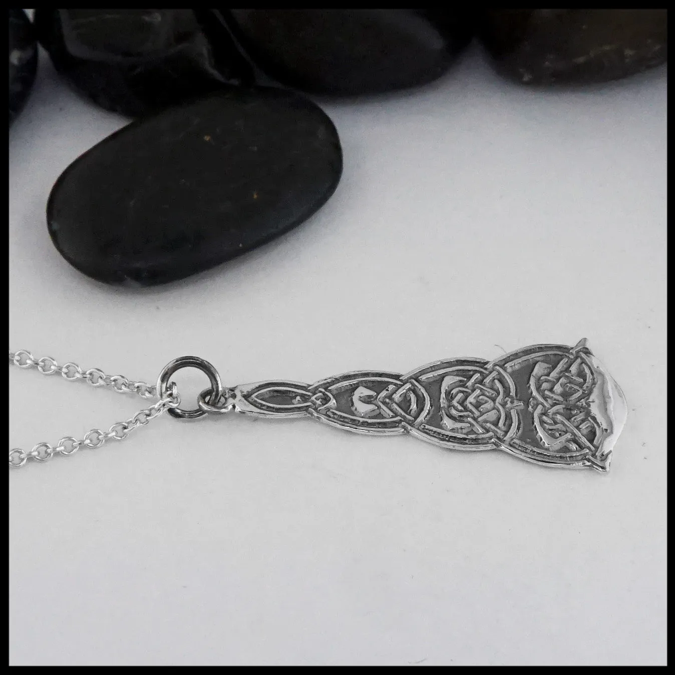 Unique Celtic Pendant in Silver