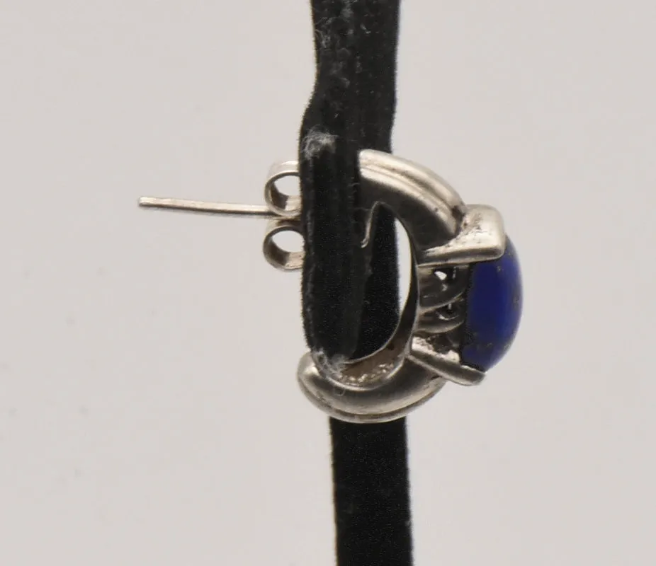 UNMATCHED Vintage Sterling Silver Lapis Lazuli Earring