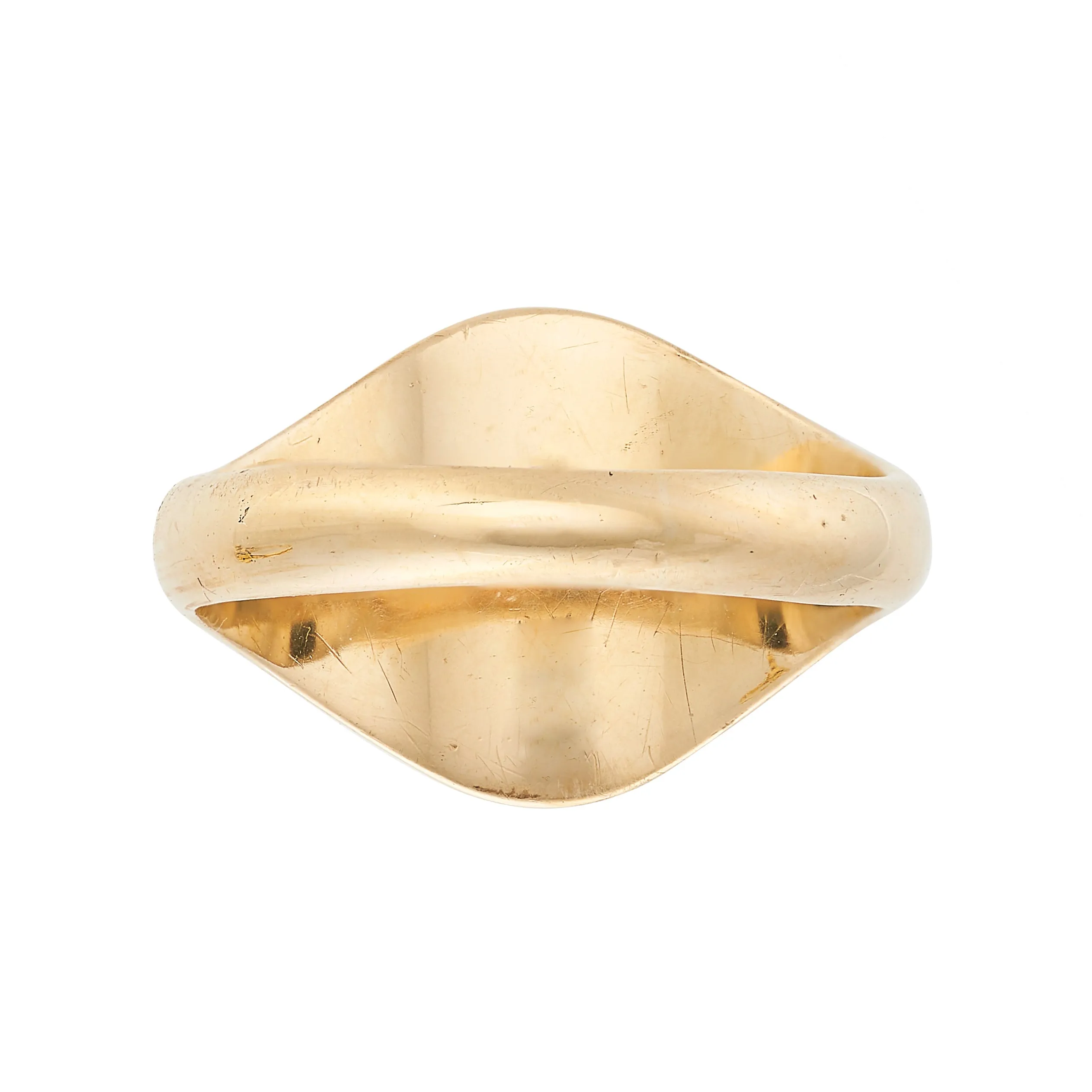 Vintage Signet Ring, 9ct Yellow Gold