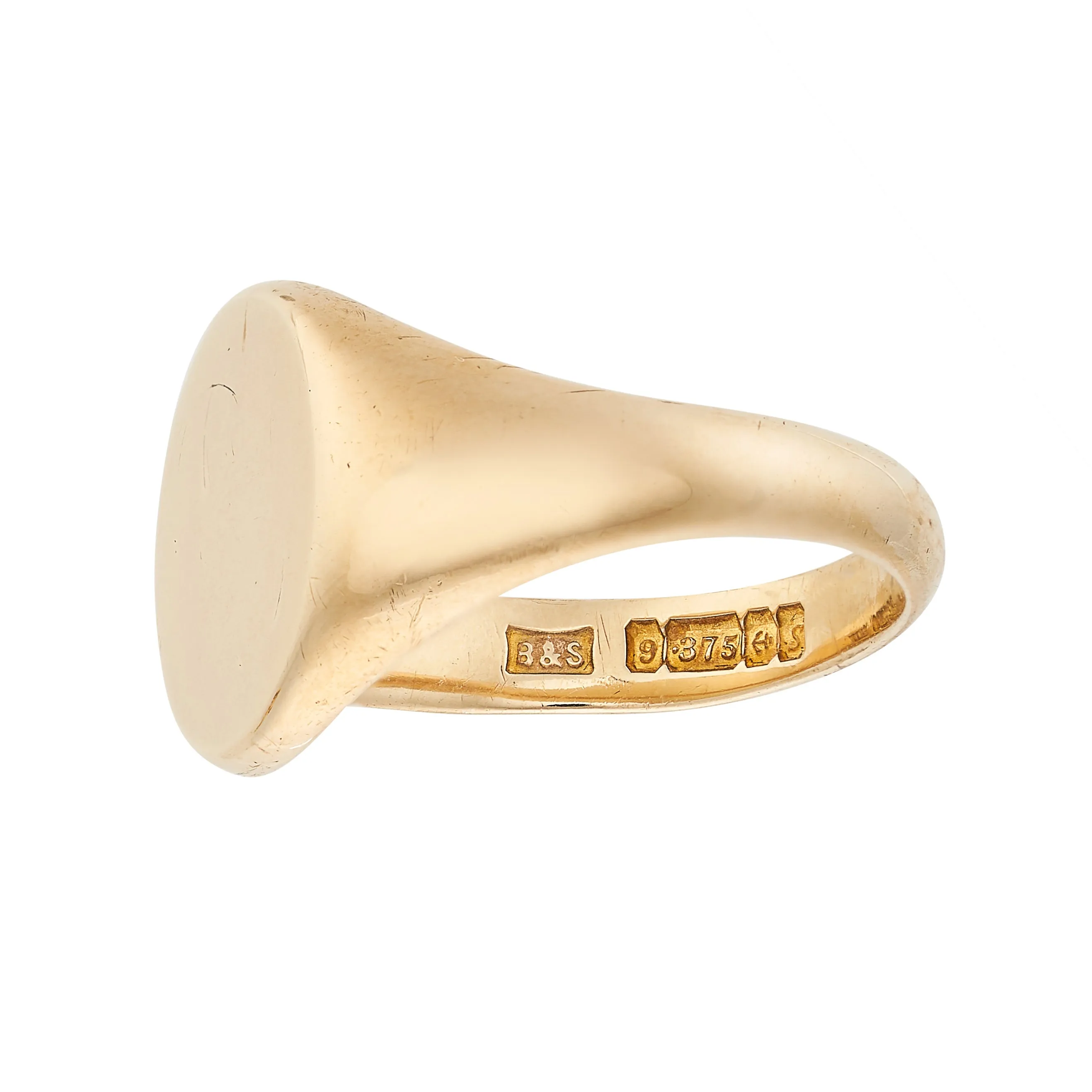 Vintage Signet Ring, 9ct Yellow Gold