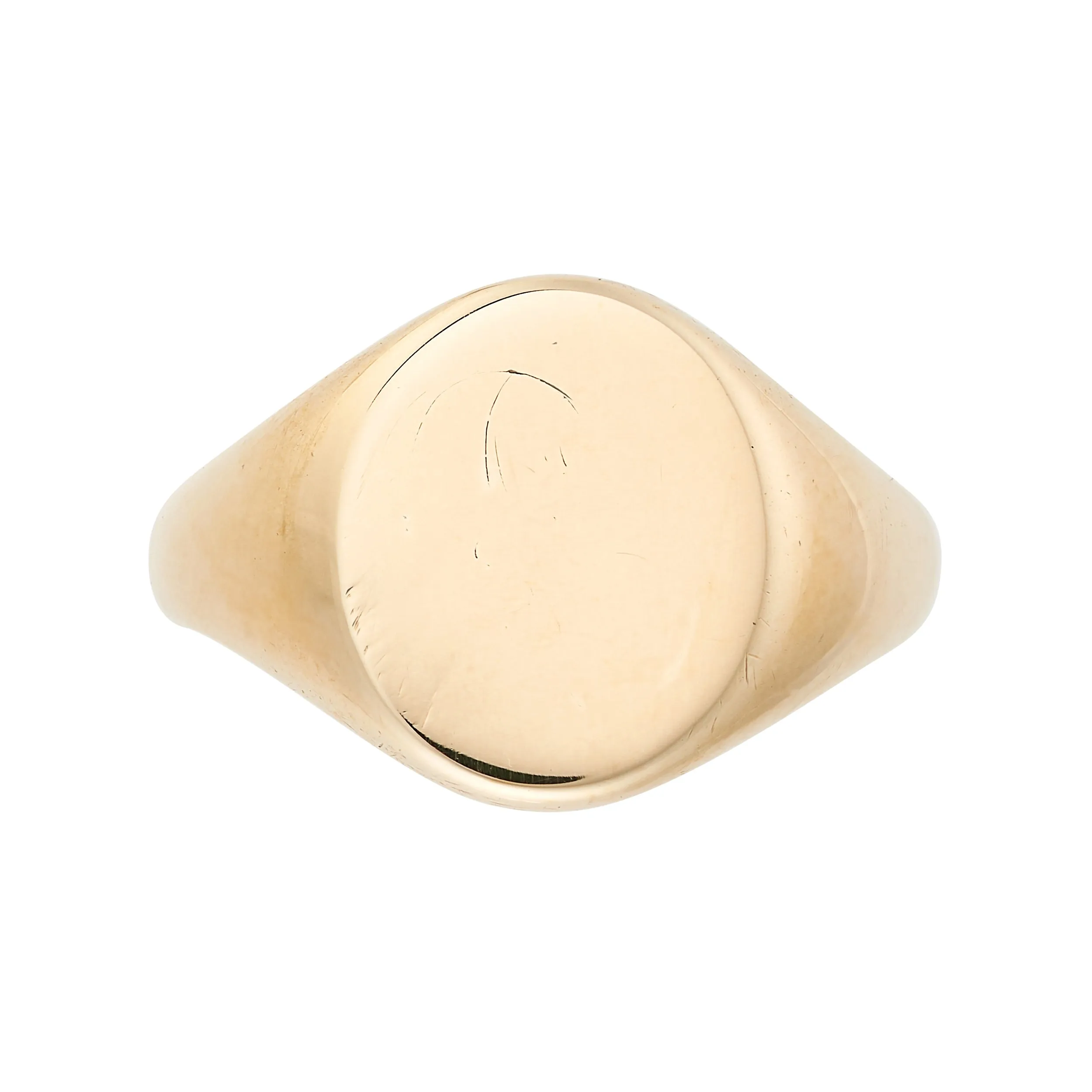 Vintage Signet Ring, 9ct Yellow Gold