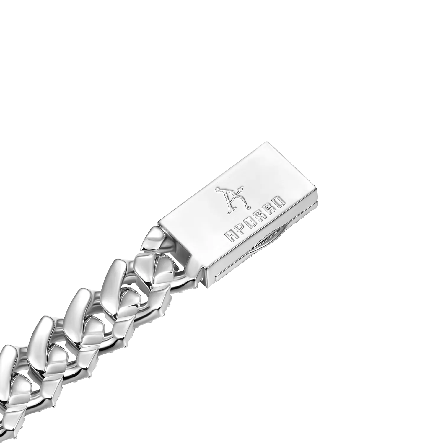 Women's Emerald Cut Prong Cuban Link Bracelet