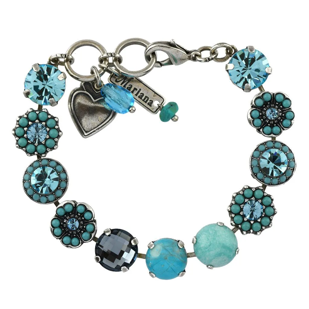 Women's Mariana | Galaxy Rosette Bracelet | Blue